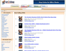 Tablet Screenshot of dvds.letzshop.co.uk