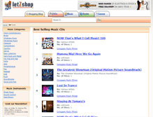 Tablet Screenshot of music.letzshop.co.uk