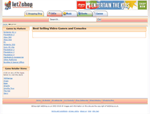 Tablet Screenshot of games.letzshop.co.uk